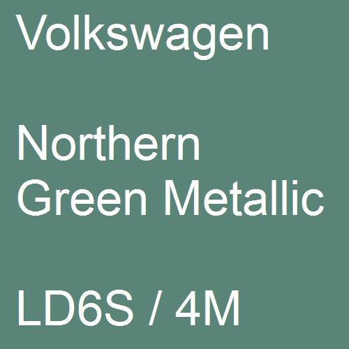 Volkswagen, Northern Green Metallic, LD6S / 4M.